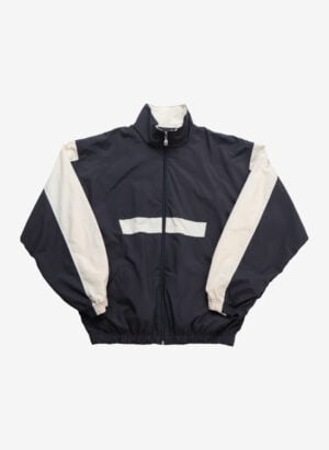 Vintage 90s Russell Athletic Trackjacket schwarz beige