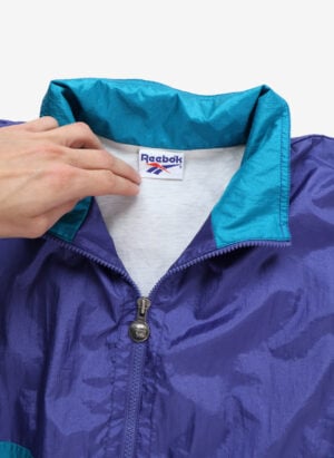 Vintage 90s Reebok Trainingsjacke multicolor