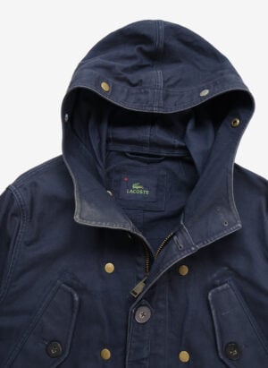 Vintage Lacoste Parka Kapuzenjacke navy