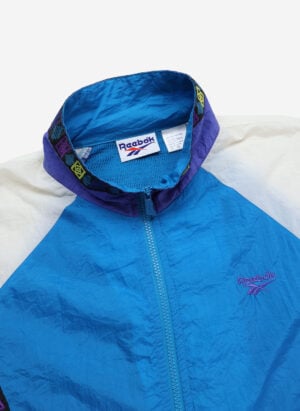 Vintage 90s Reebok Trainingsjacke multicolor