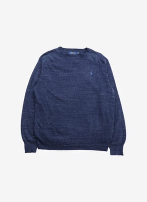 Polo Ralph Lauren Baumwollpullover blau meliert