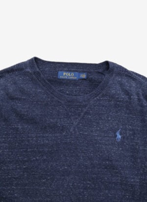 Polo Ralph Lauren Baumwollpullover blau meliert