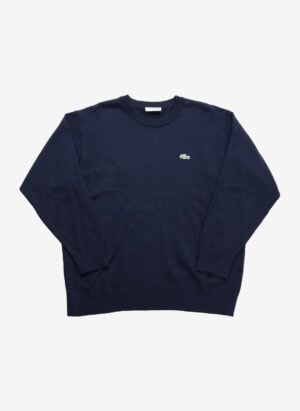 Vintage 90s Chemise Lacoste Strickpullover navy