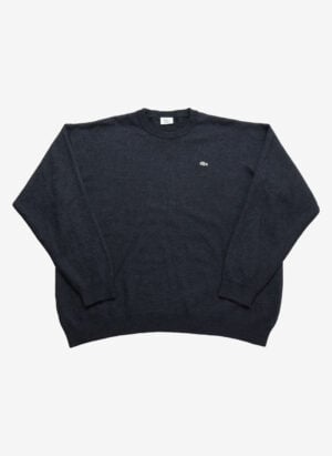 Vintage 90s Lacoste Wollpullover grau