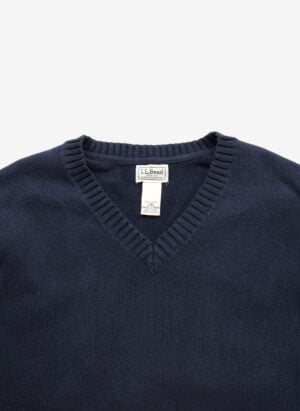 L.L.Bean V-Neck Strickpullover navy