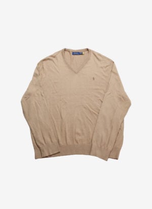Polo Ralph Lauren V-Neck Strickpullover camel