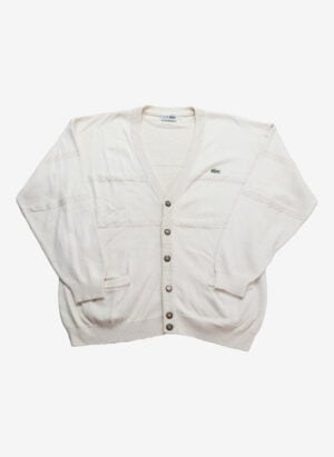 Vintage 90s Lacoste Cardigan creme