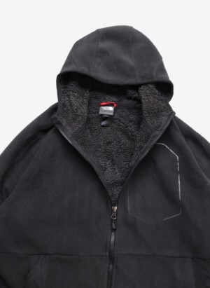 The North Face Fleece Full-Zip Kapuzenjacke schwarz