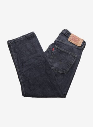 Vintage 90s Levi’s 501 Jeans schwarz washed
