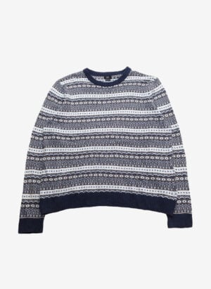 F&F Norweger Strickpullover blau