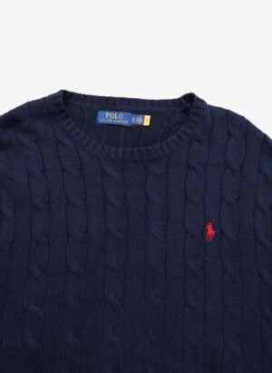 Polo Ralph Lauren Cable Strickpullover navy