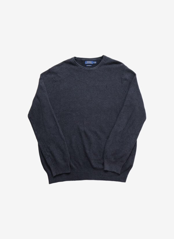 Polo Ralph Lauren Pima Cotton Strickpullover dunkelgrau
