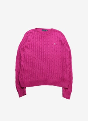 Polo Ralph Lauren Damen Cable Strickpullover pink