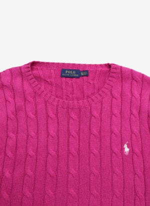 Polo Ralph Lauren Damen Cable Strickpullover pink
