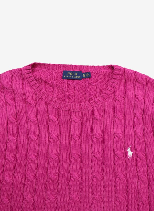 Polo Ralph Lauren Damen Cable Strickpullover pink
