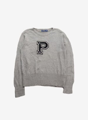 Polo Ralph Lauren Varsity Strickpullover grau