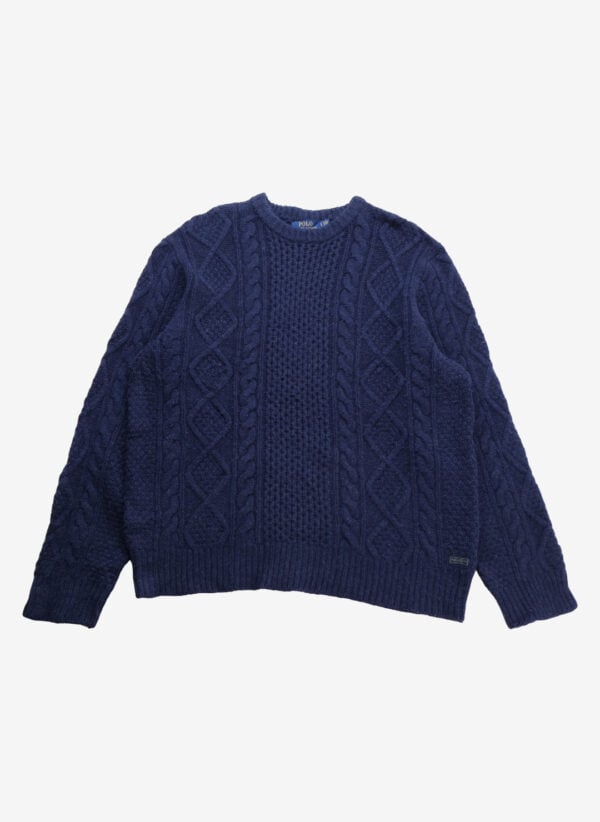 Polo Ralph Lauren Cable Kaschmir Wollpullover navy
