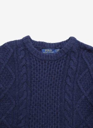 Polo Ralph Lauren Cable Kaschmir Wollpullover navy