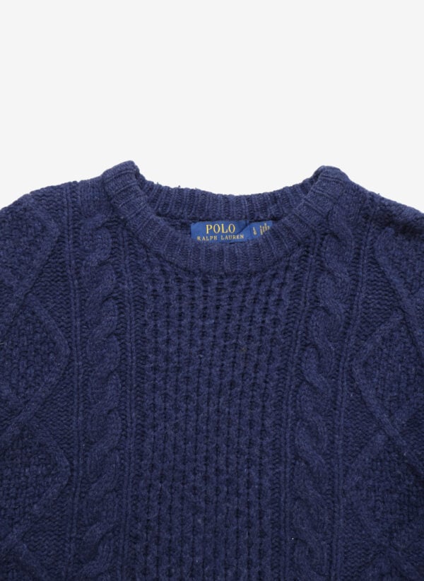 Polo Ralph Lauren Cable Kaschmir Wollpullover navy