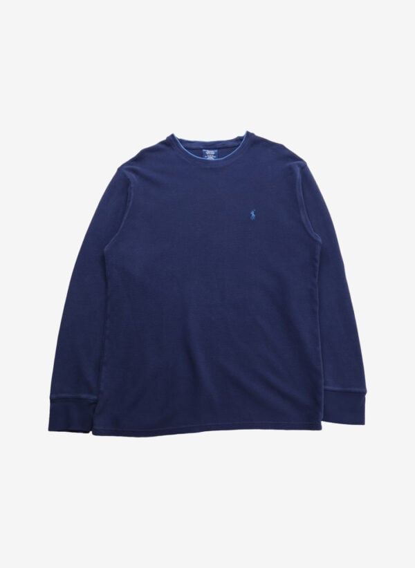 Polo Ralph Lauren Sleepwear Waffle Longsleeve navy
