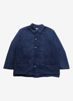 Vintage Polo Ralph Lauren Kurzmantel navy mit Fleece-Futter