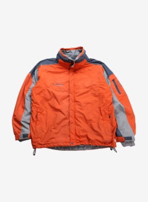 Vintage Columbia Vertex Winterjacke orange grau