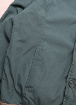 Vintage 80s Lacoste Wendejacke Harrington grün beige