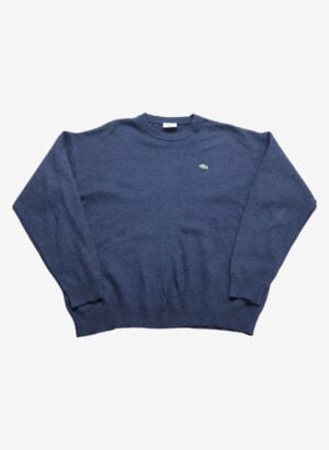 Vintage 90s Lacoste Wollpullover blau