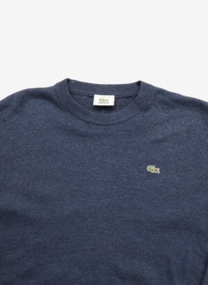 Vintage 90s Lacoste Wollpullover blau