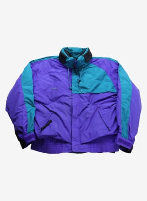 Vintage 90s Columbia Criterion Radial Sleeve Skijacke multicolor