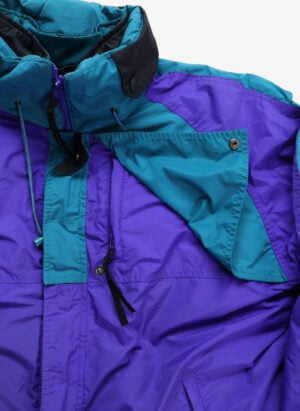 Vintage 90s Columbia Criterion Radial Sleeve Skijacke multicolor