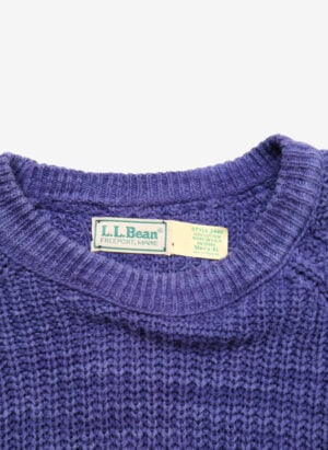 Vintage 90s L.L.Bean Strickpullover lila
