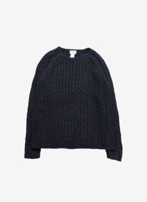 L.L.Bean Damen Strickpullover Cable schwarz