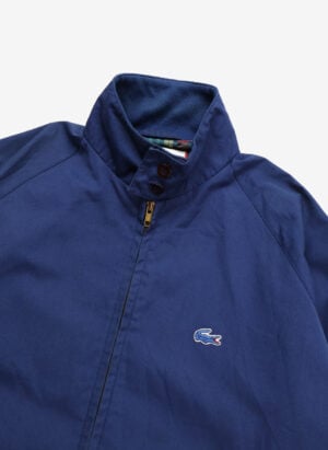 Vintage 80s Izod Lacoste Harrington Jacke navy